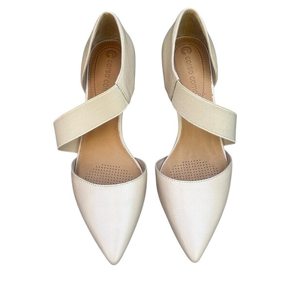 Corso Como Beige Nude Tan Denice Strap Pump Heels Size 6 1/2 NEW - Picture 1 of 10